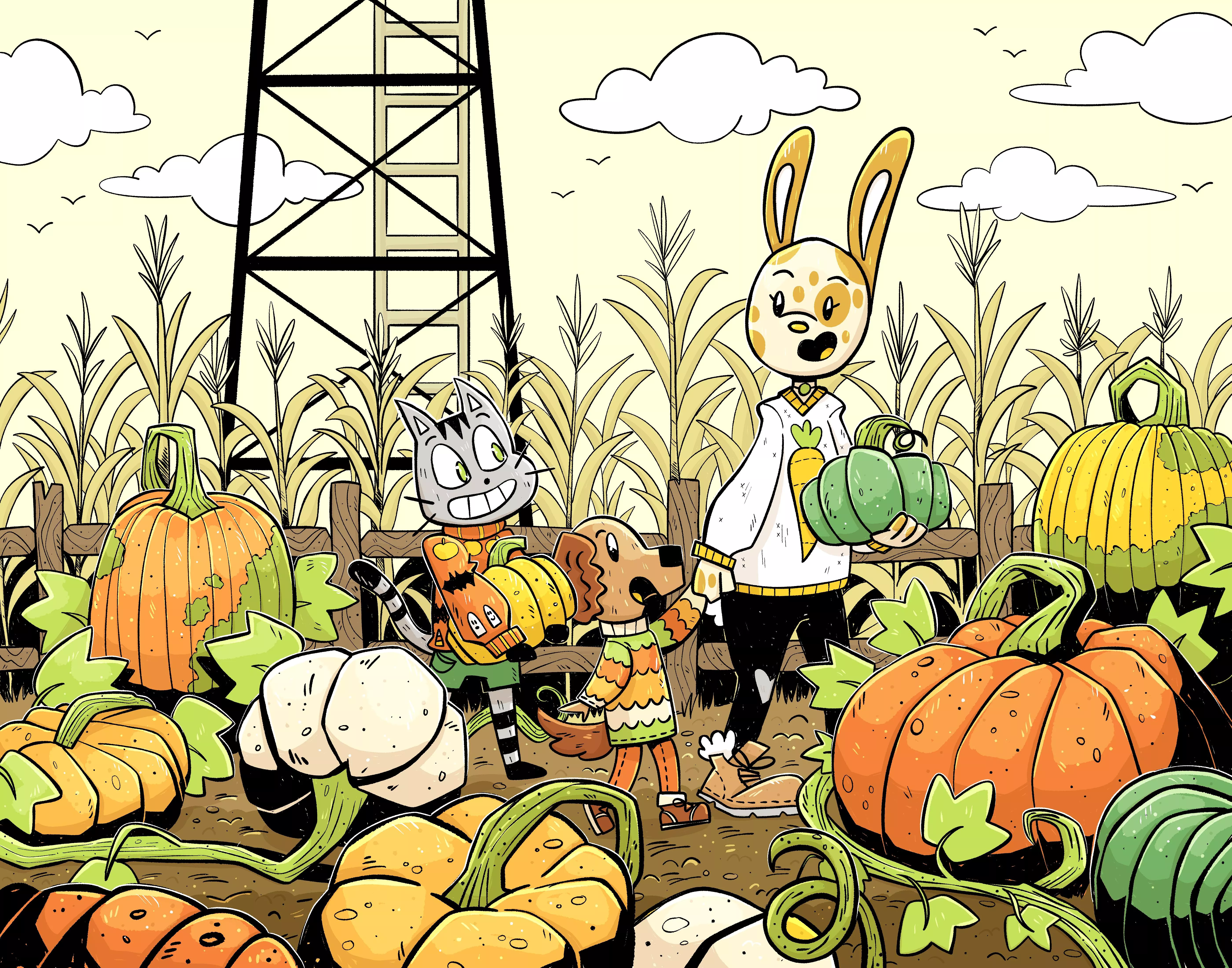 a bit out of season, but i love pumpkins so here we are lol art by me https://www.kellylatham.com/