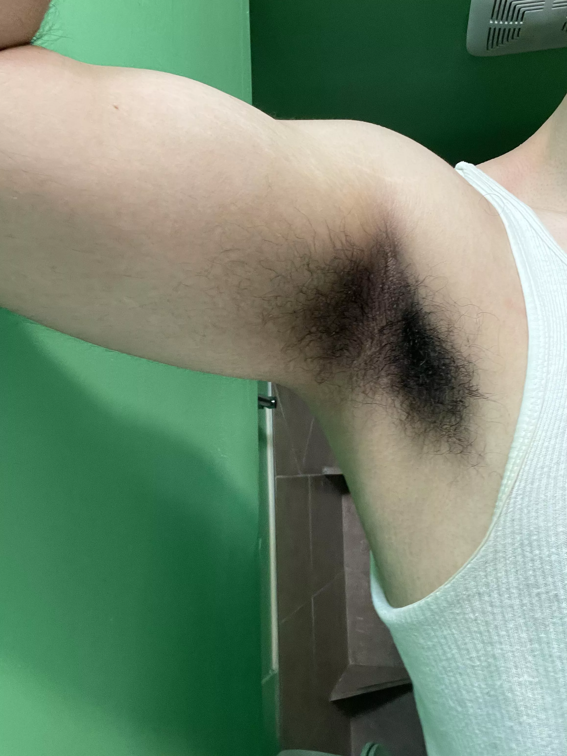 Built up a nice sweat after a workout