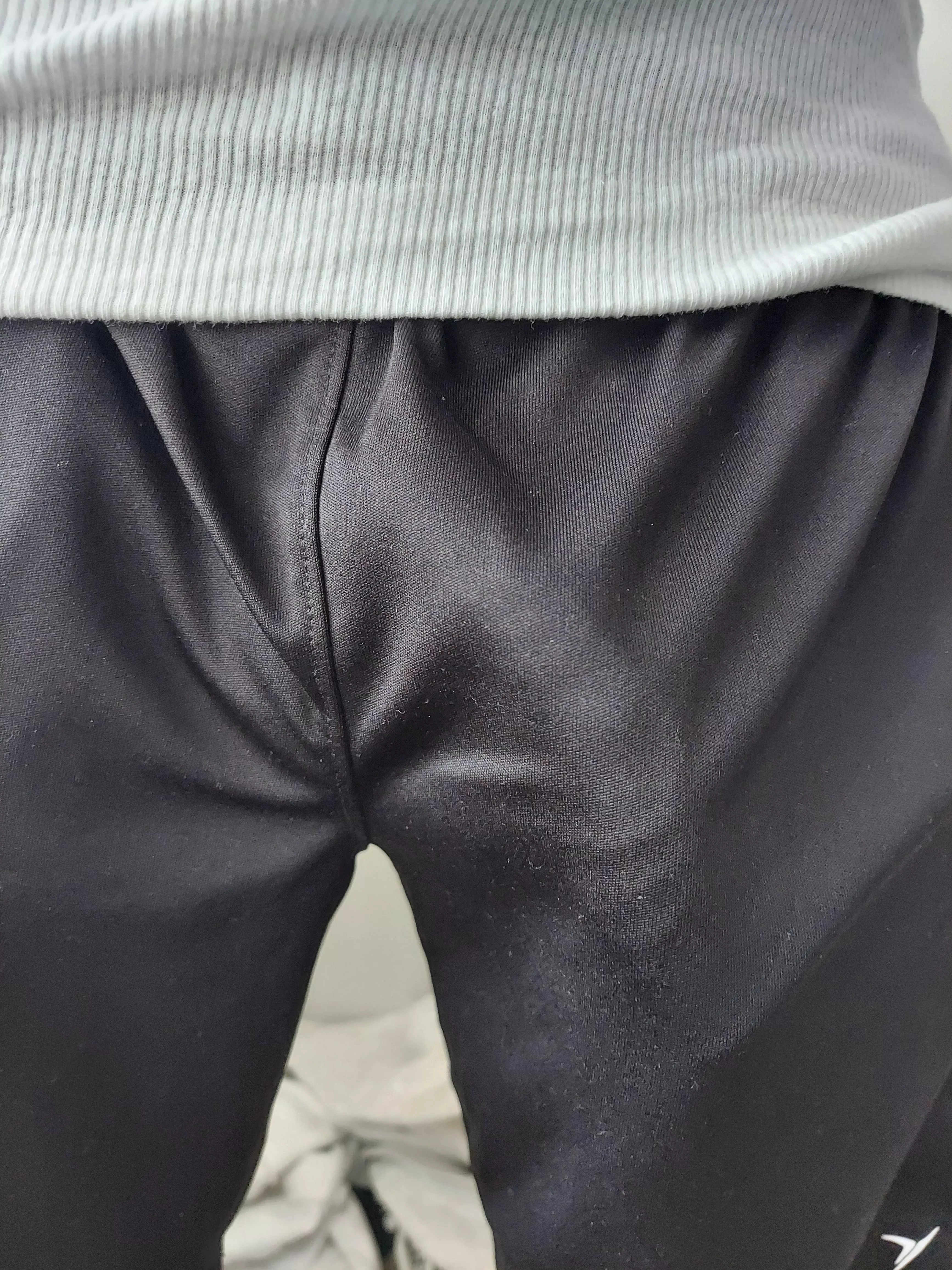 Didn't feel like putting underwear on. Hopefully no one notices!