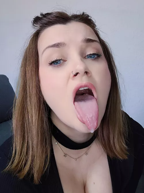 Do you want to play with my tongue?