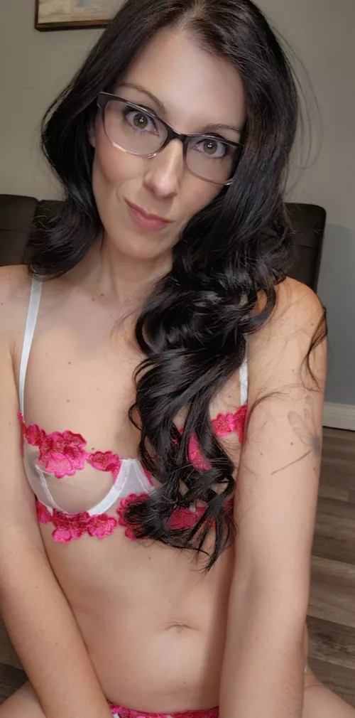 Does Mommy look good in her glasses?