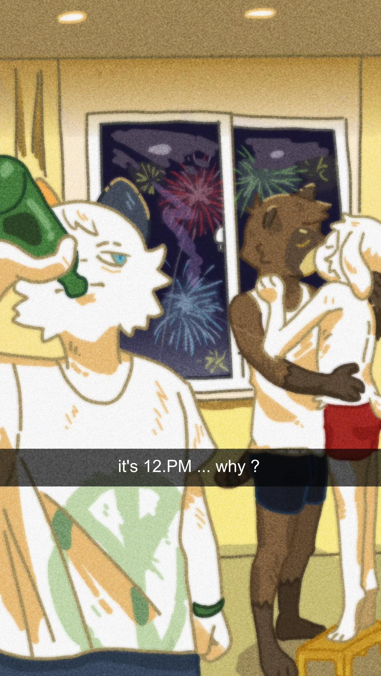 Dude be Third Wheeling on new year fr fr ! I haven't posted here for a while now so ~~ hi! [repost due to mistake] [X]