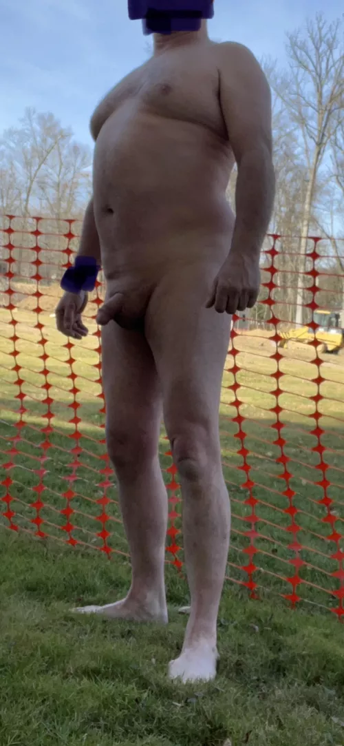 Ground breaking naked at new site