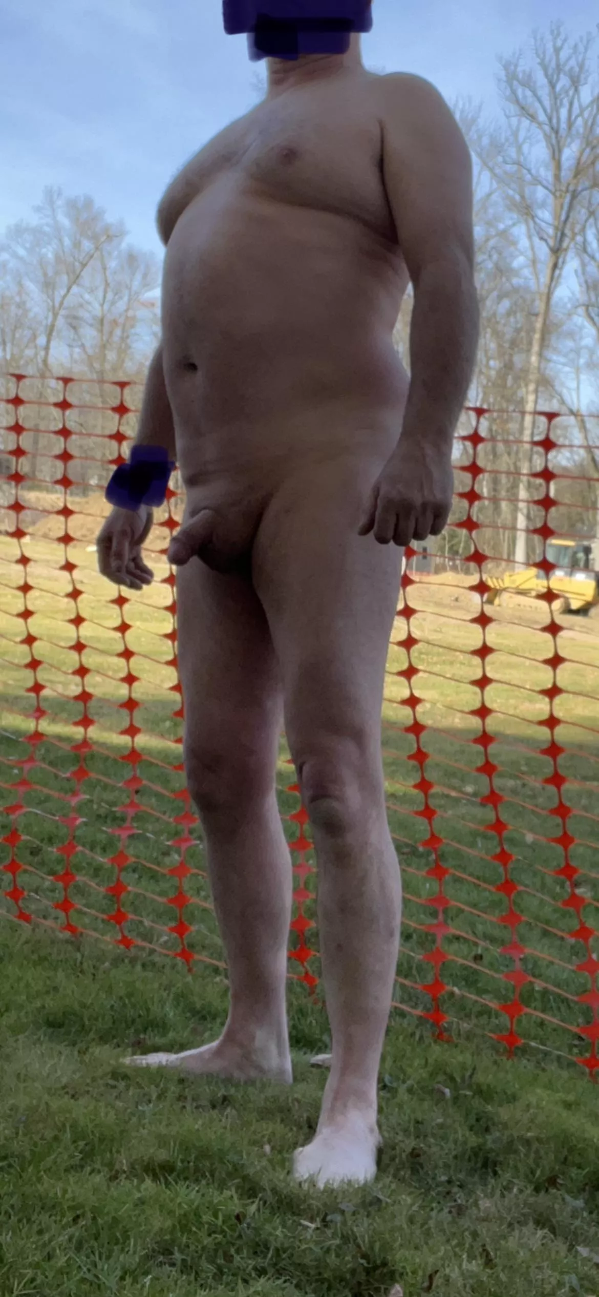 Ground breaking naked at new site