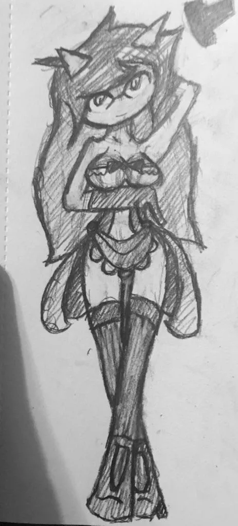 Here have Jade in a saloon girl outfit cause I don’t care anymore [made by me]