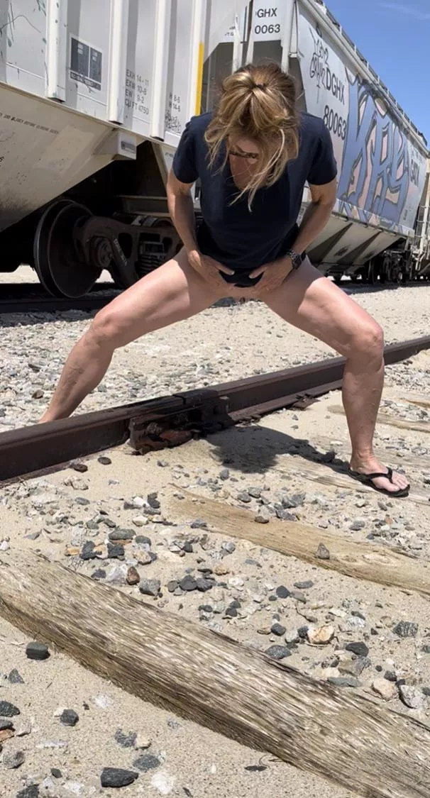 Hope there’s no train coming