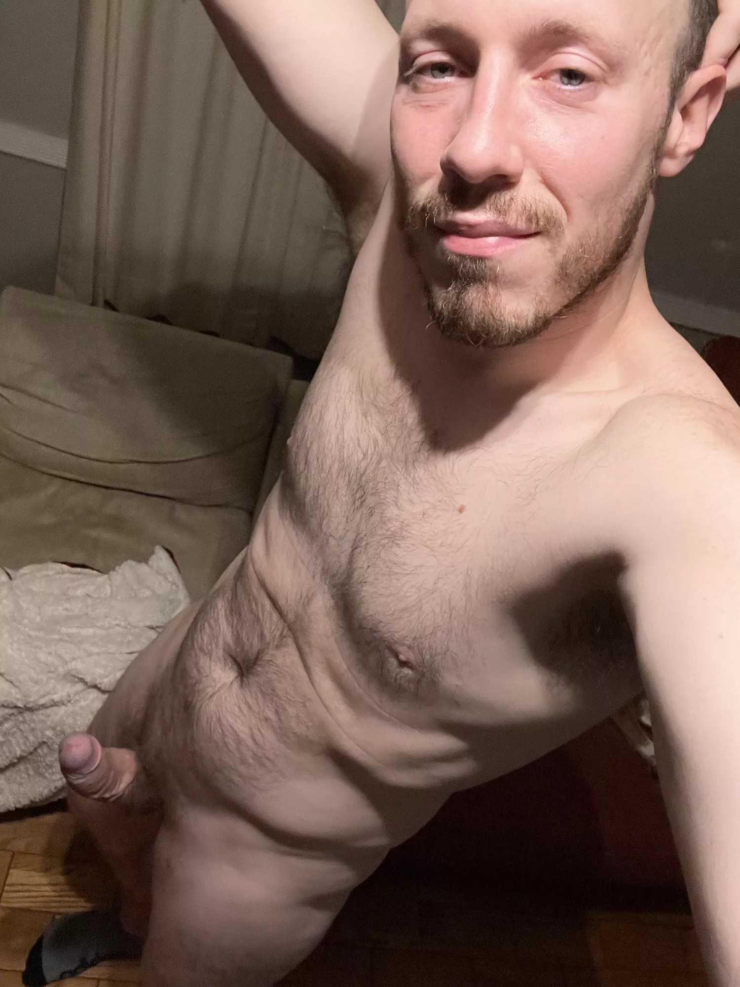 Hope you dont mind a bit of body fur and my uncut dick :p