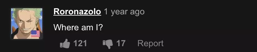 I dunno if xvideos counts but wtf Zoro