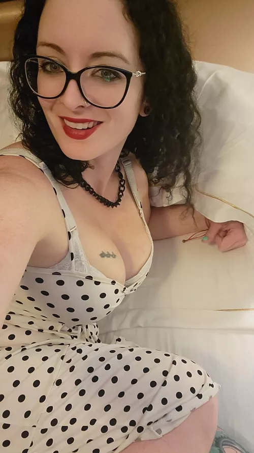 I kept the bed nice and warm for you