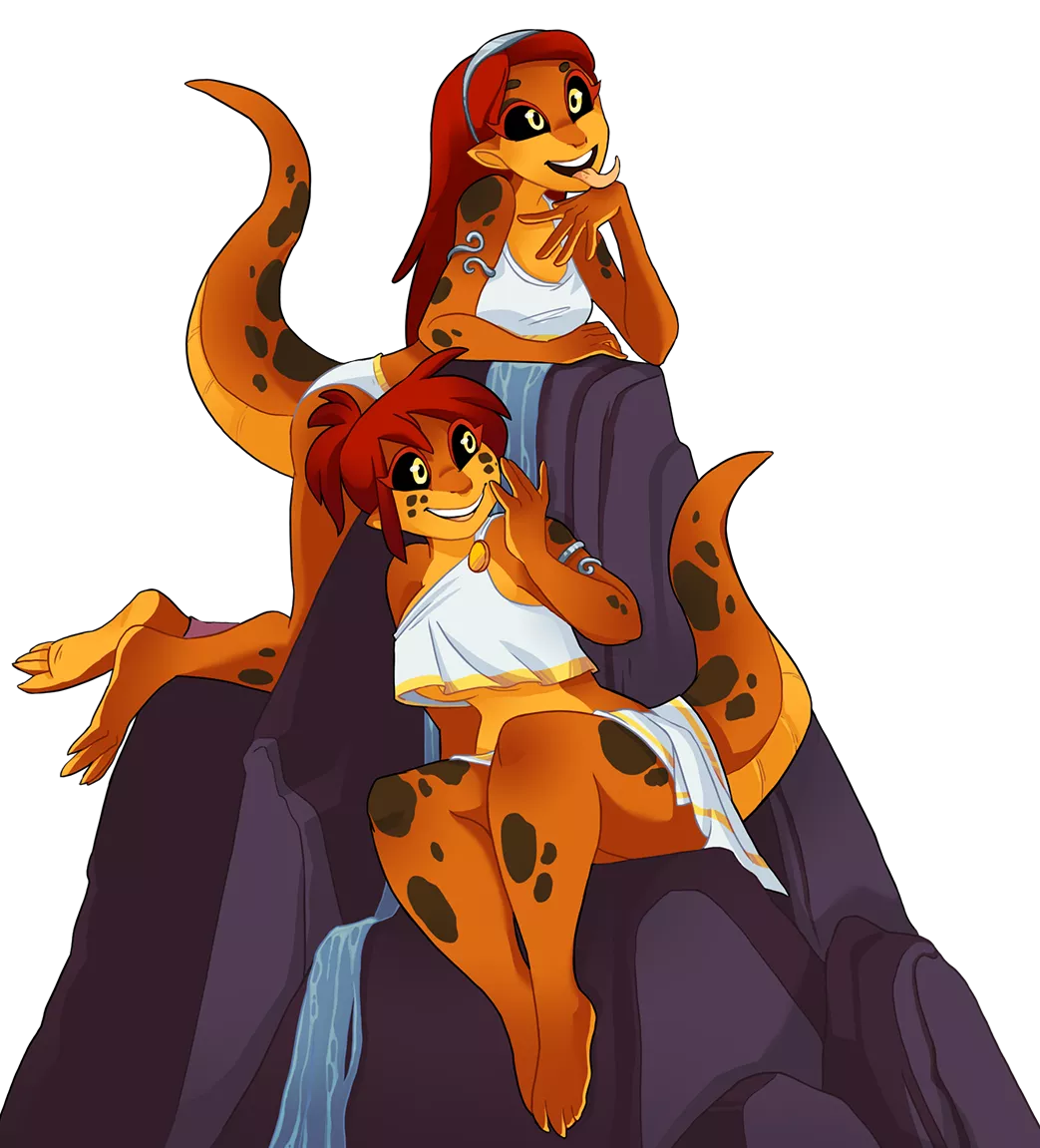 I'm considering names for these salamander sisters. They are positive and really like hot springs. Any suggestions?