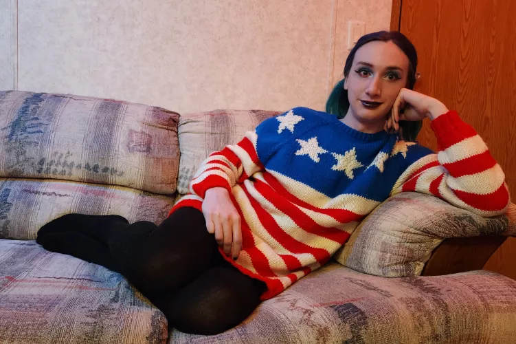 I'm in your grandma's clothes. I look incredible....