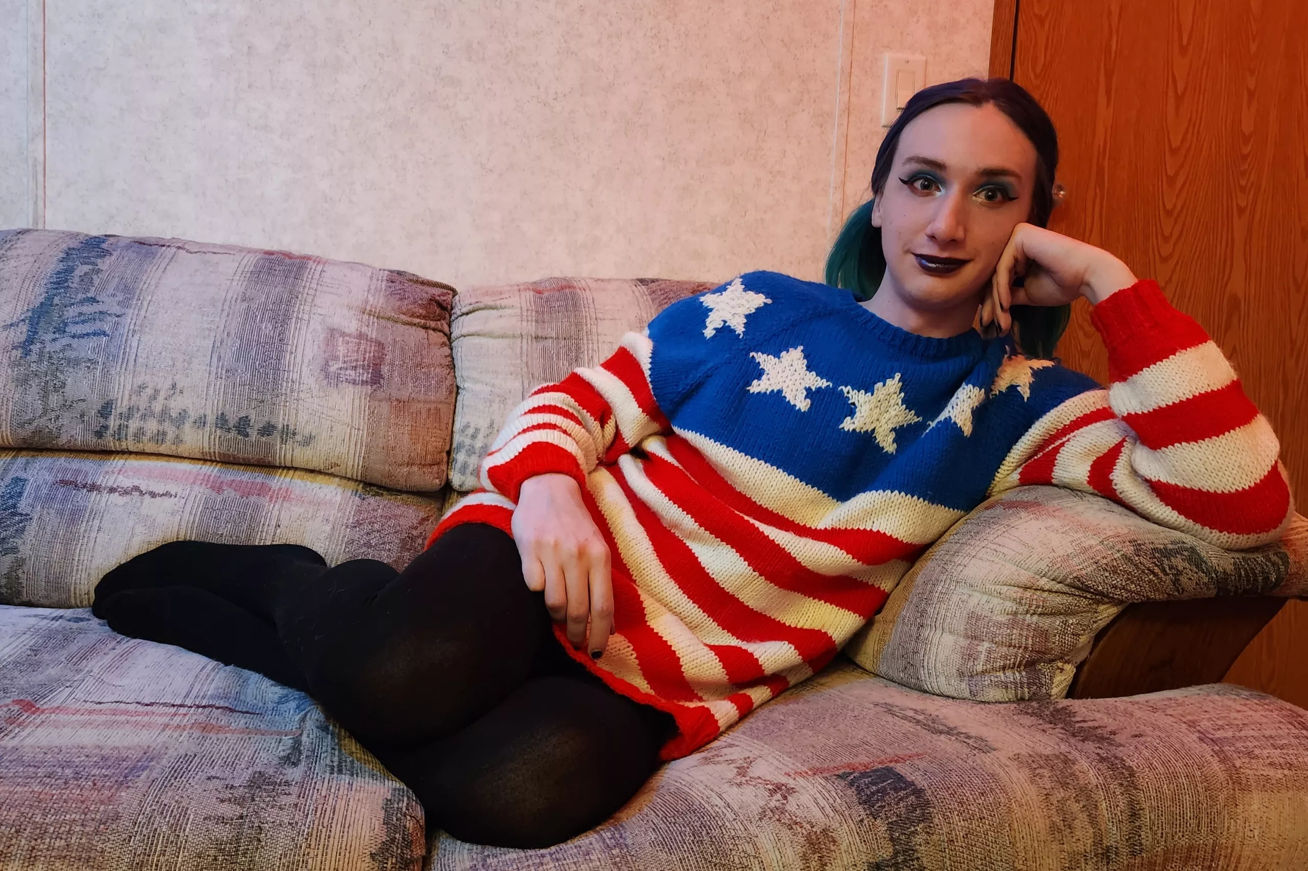 I'm in your grandma's clothes. I look incredible....