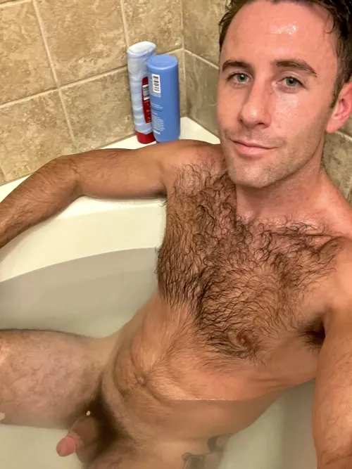 It’s been COLD in NorCal, needed a bath after spending the day outside