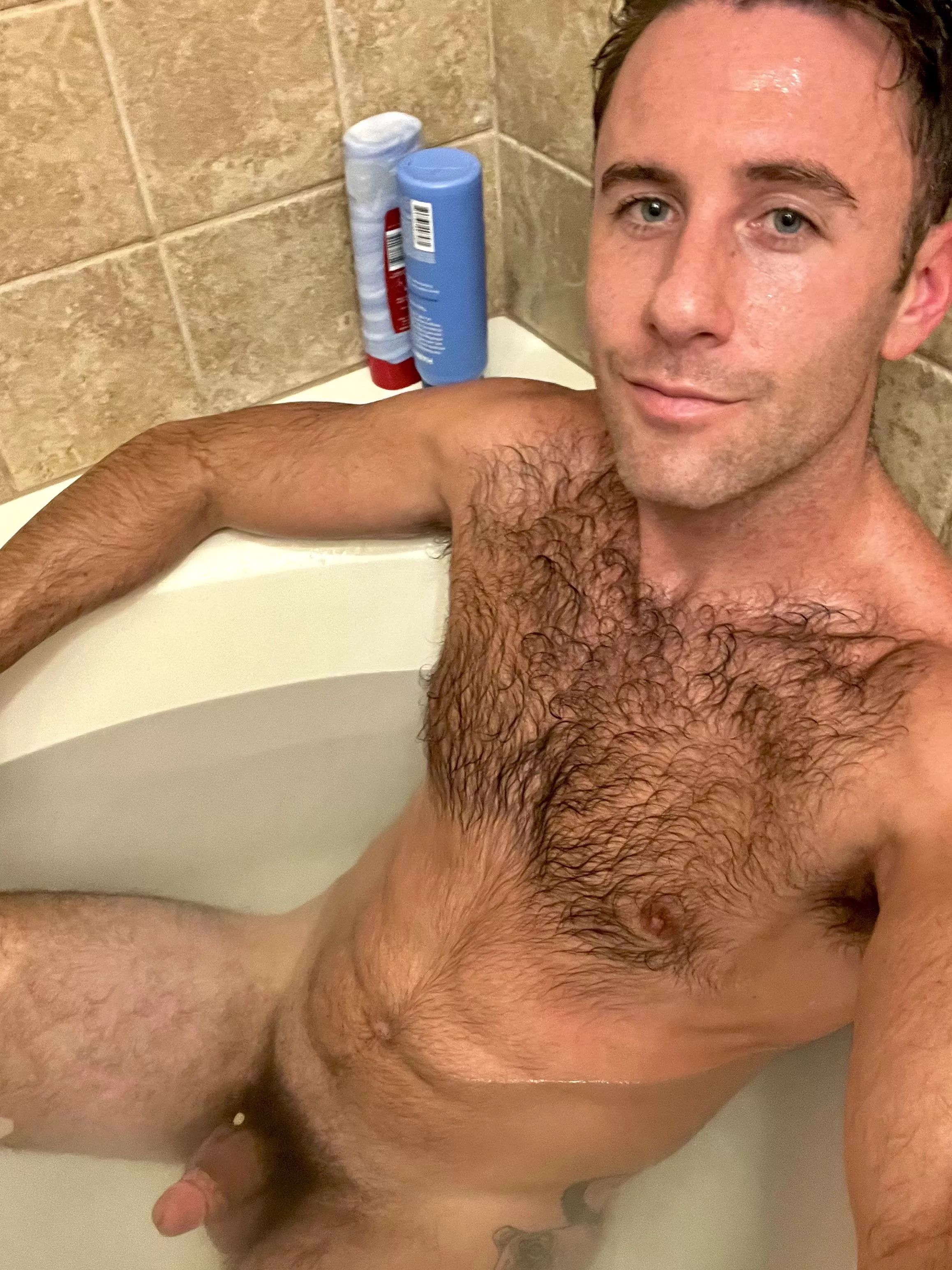 It’s been COLD in NorCal, needed a bath after spending the day outside