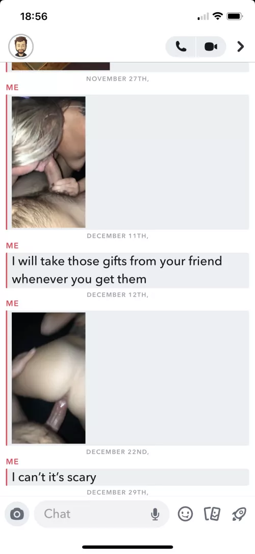 Just a little snapchat fun I sent my husband