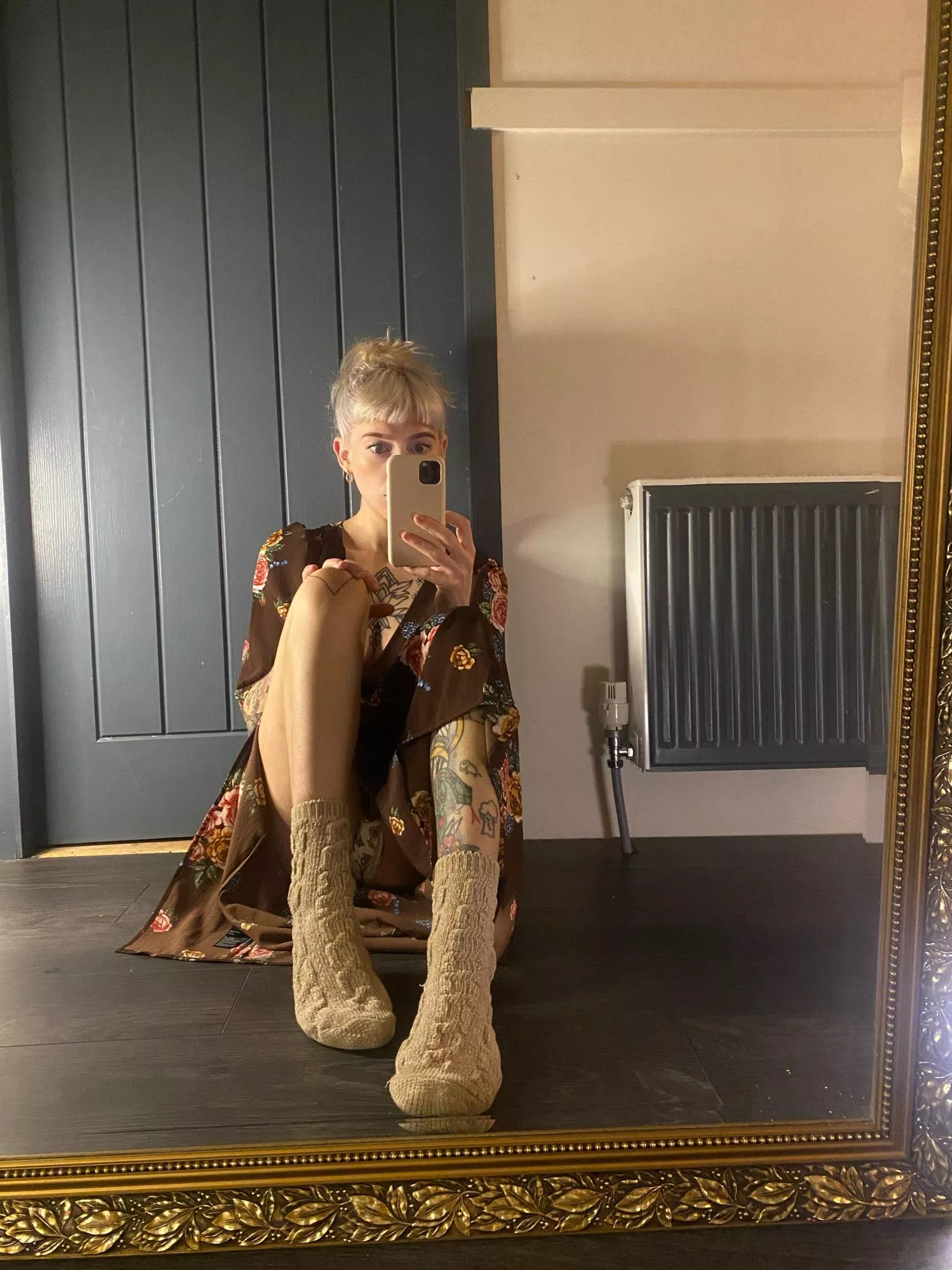 Keeping my toes warm 🥰