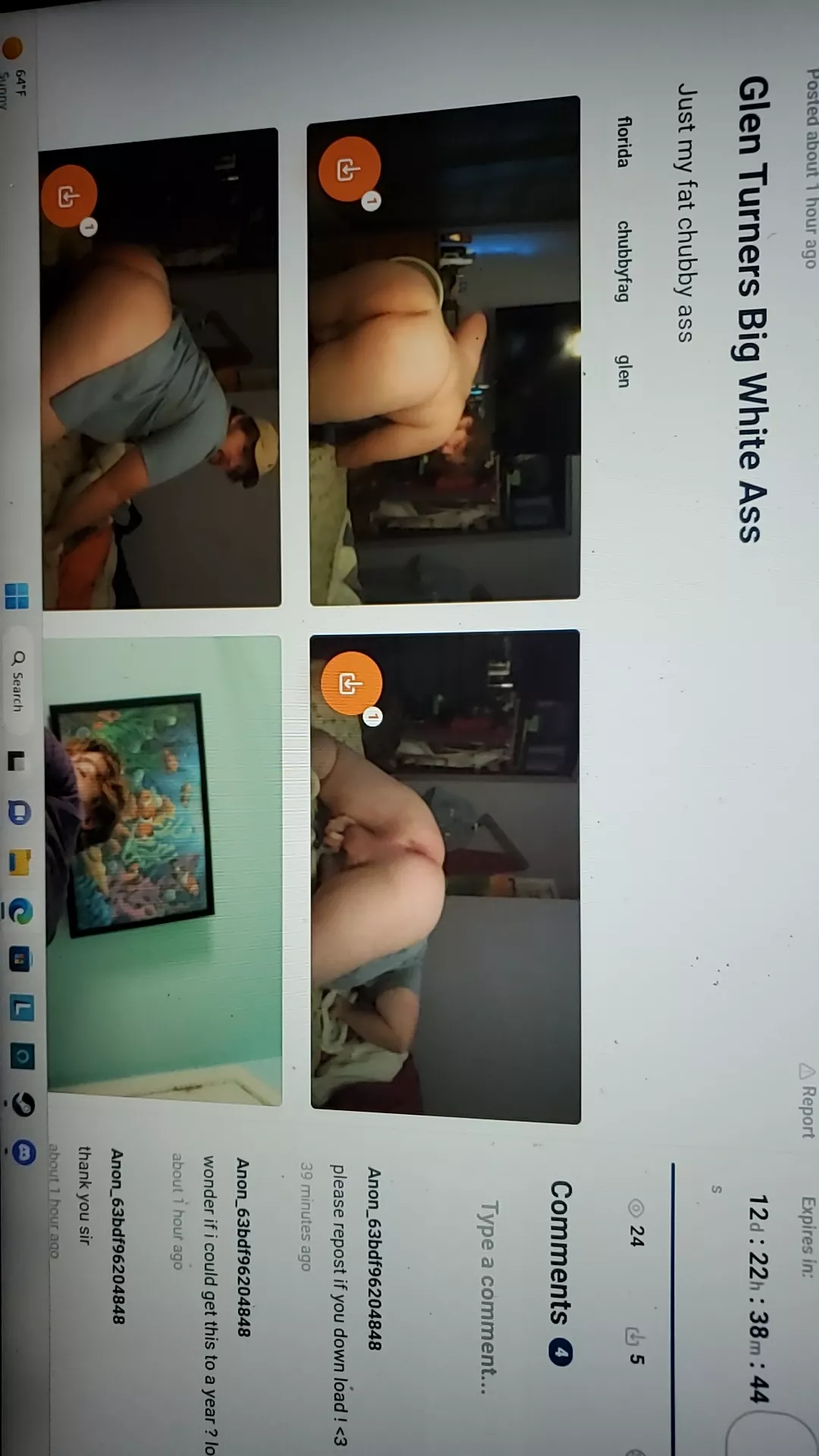 love showing my ass and exposing myself