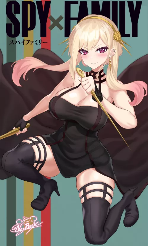 Marin dressed as Yor Forger (By Nez-Box) [My Dress-Up Darling]