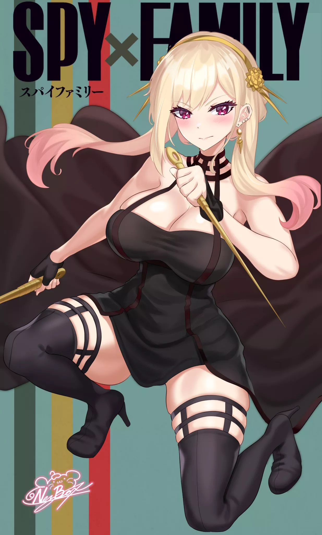 Marin dressed as Yor Forger (By Nez-Box) [My Dress-Up Darling]