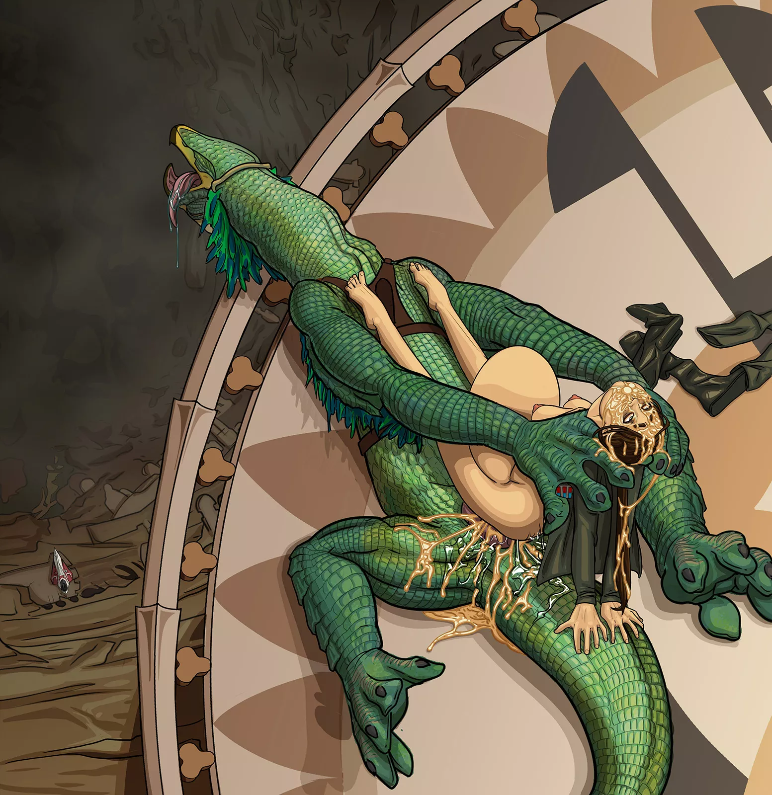 [M/F] Mounting the Varactyl (e-ward) [Star Wars]