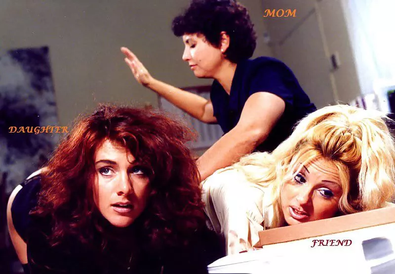 Mom, daughter, and friend: What order do you want them after the spankings are done?