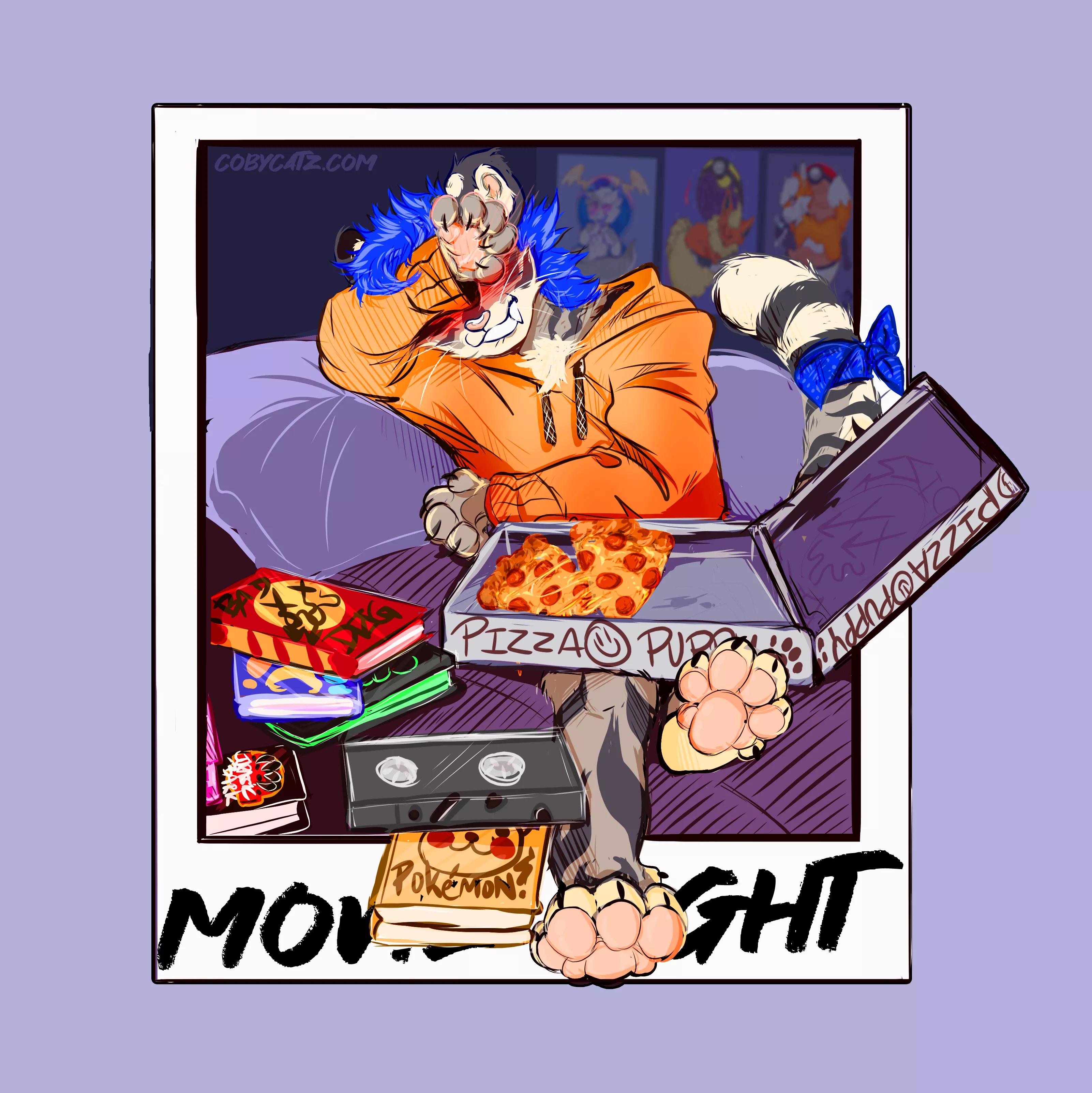 Movie Night Commission - by me 📼