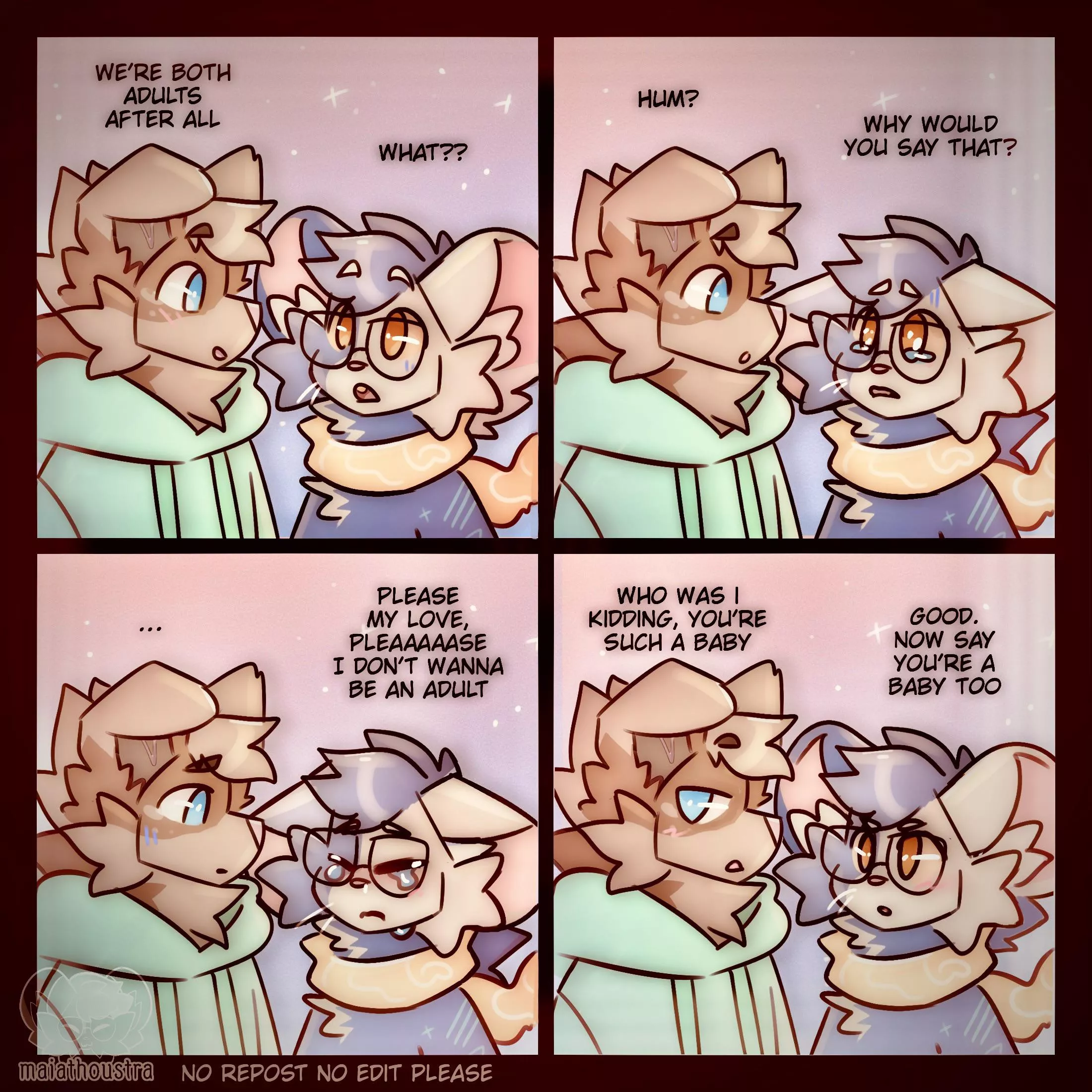 No adult just baby ~ comic by me @maiathoustra