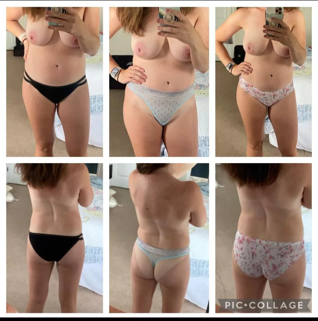 Pick tomorrow's work panties! 1, 2 or 3