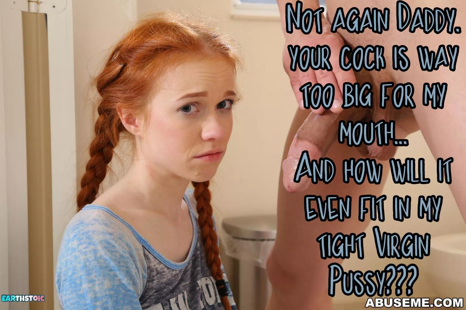 Please Daddy its too Big...