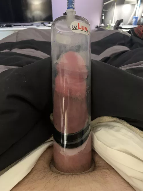 Pumping. MAL is this weekend. Can’t wait to show off my pumped bulge and make everyone stare.