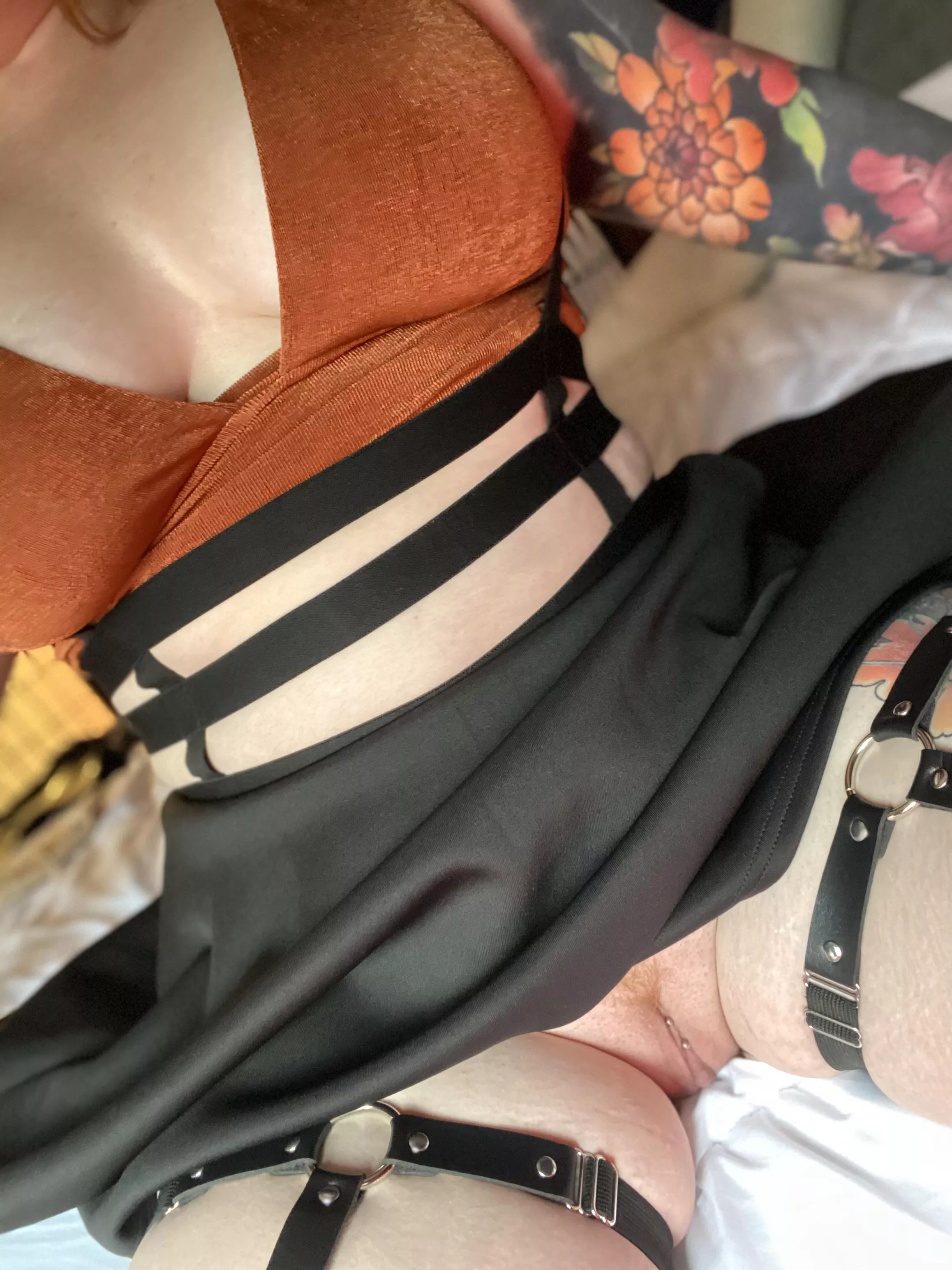 Redhead and a ginger bush