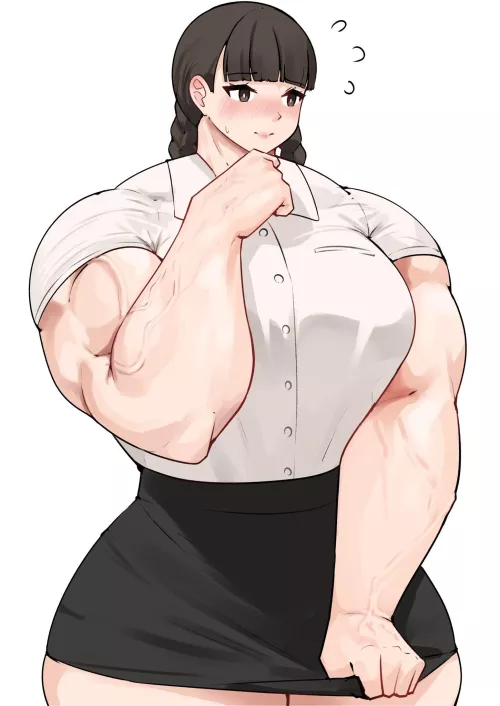 She need bigger size uniform (@musctonk)