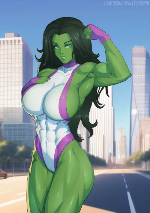 She-Hulk [Artist: Laditosbaldosa]