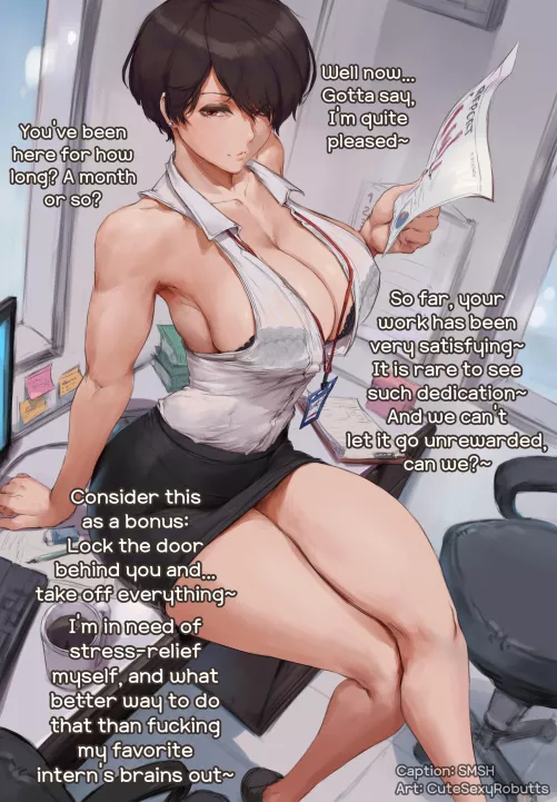 Special Bonus [Office Lady] [Praise] [Seduction] [Semi-Public] [11/365]