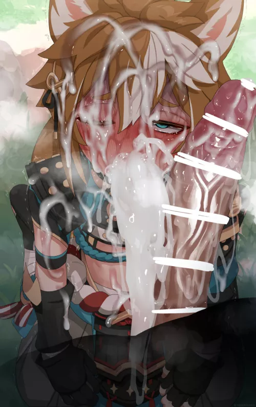 S-so much cum m-master... I-i don't think i can handle it all