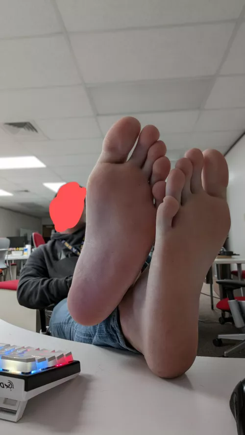 stinky office feet