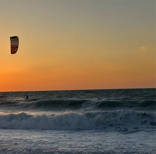 Sunset at Kite Beach Dubai