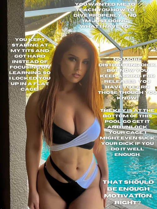 The cage might even stay on after practice…