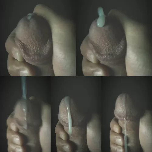 The work of art…. Cum.