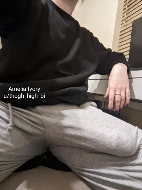 These sweatpants barely contain this beast