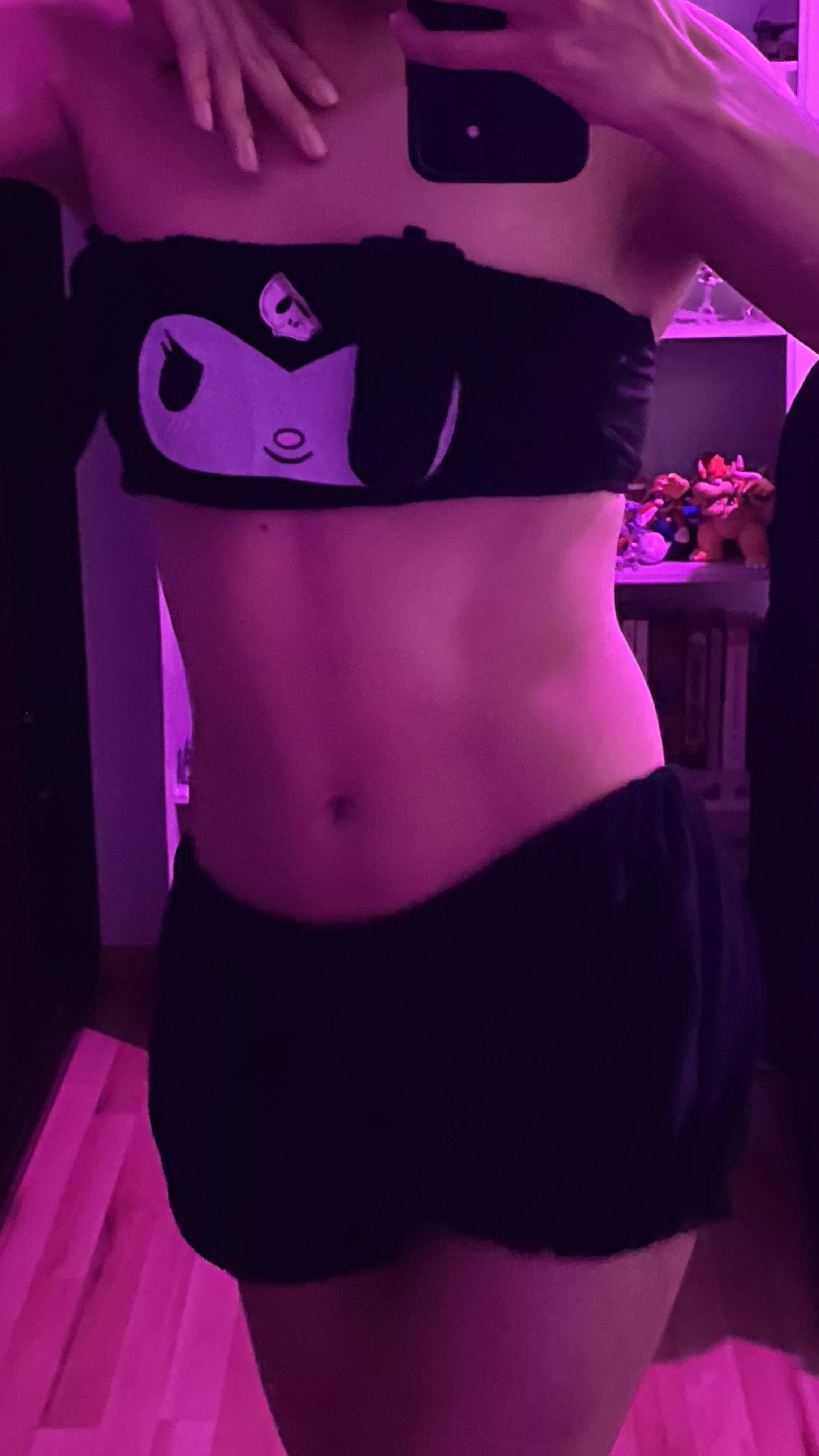 This might look a bit n4ughty but I love Kuromi so I don’t care ^u^