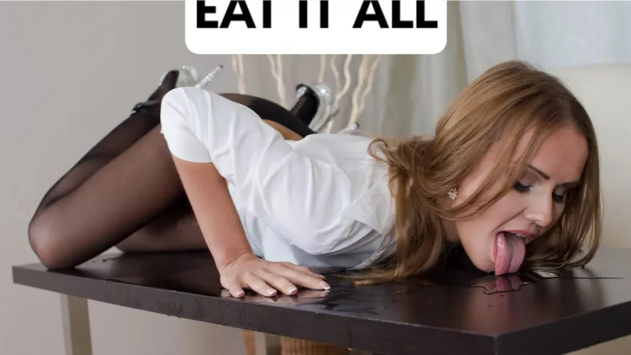 This should be you little sissy