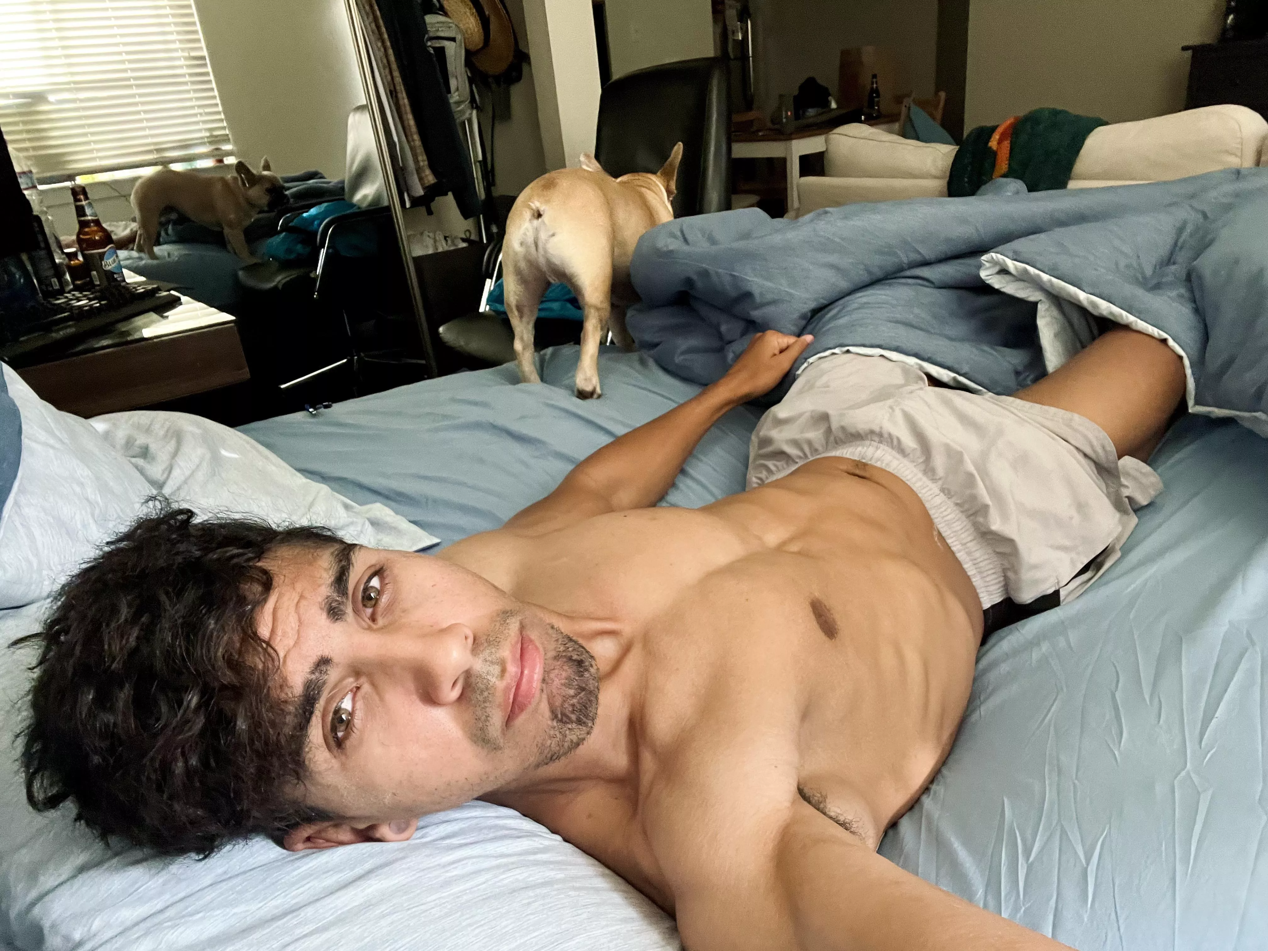 Waking up with this arse hole next to me….