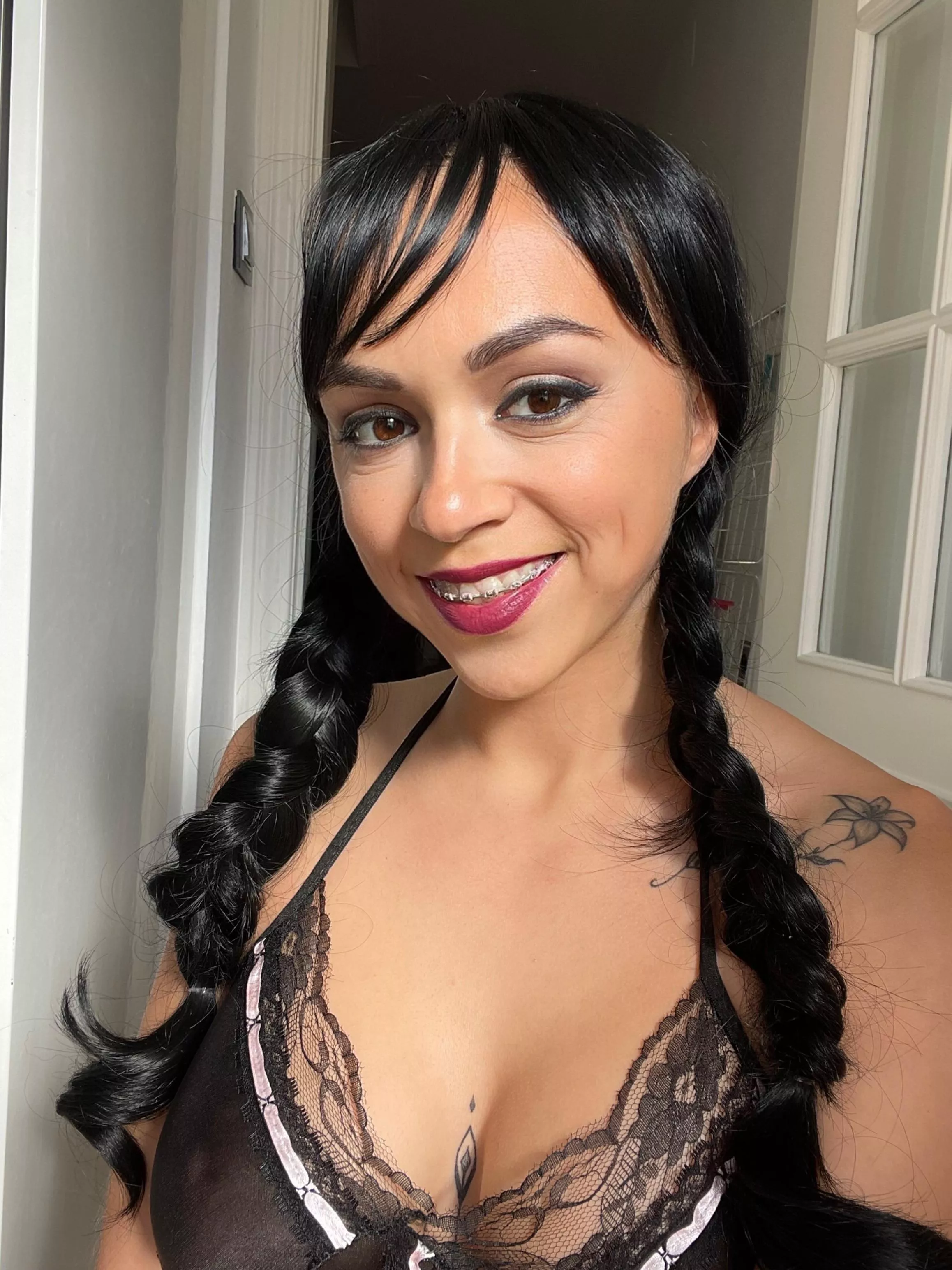 What if Wednesday was smiling?