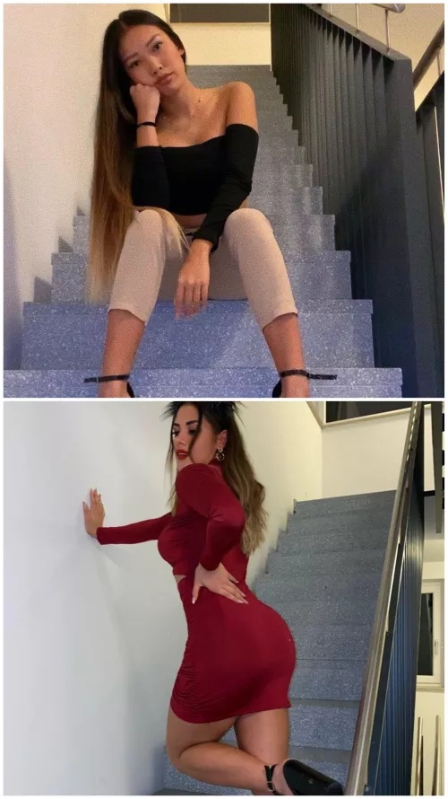 which staircase are you taking?
