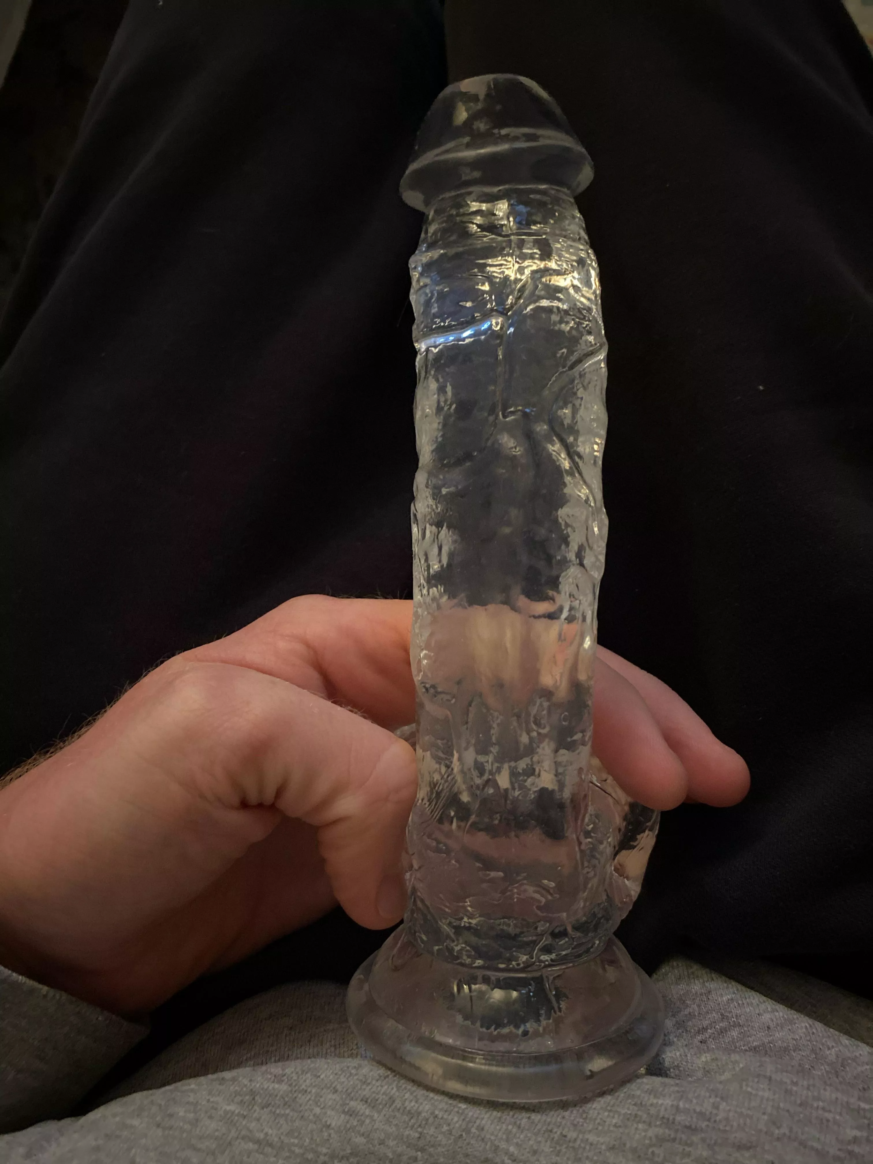 Who wants to see me take my new 8 inch dildo