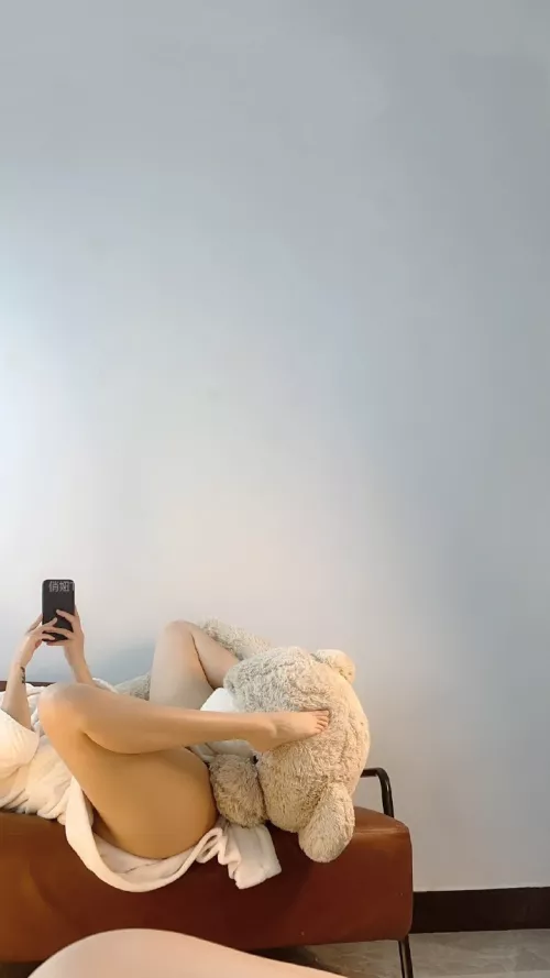 Who would want to take teddy bear's place?🐻🔥