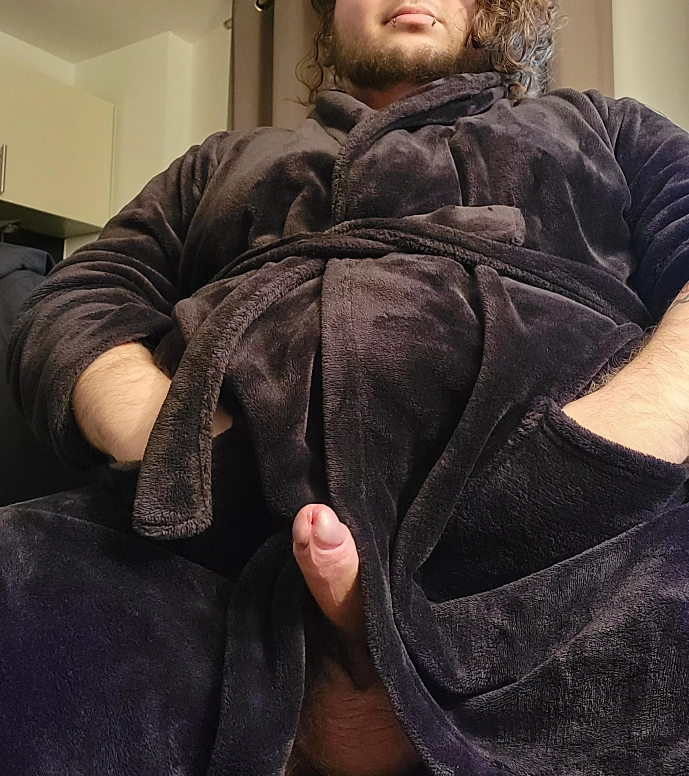 Working from home means a dressing gown day