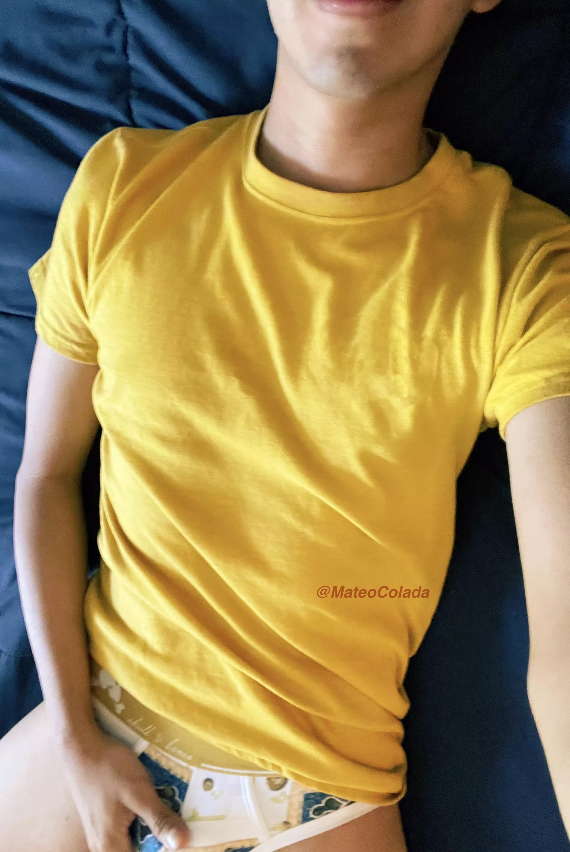 Yellow isn’t my favorite color but the shirt matched the undies 🙈