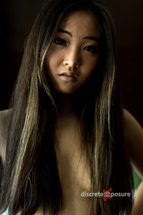 Young Asian female undressed to prepare for our boudoir photoshoot [OC]